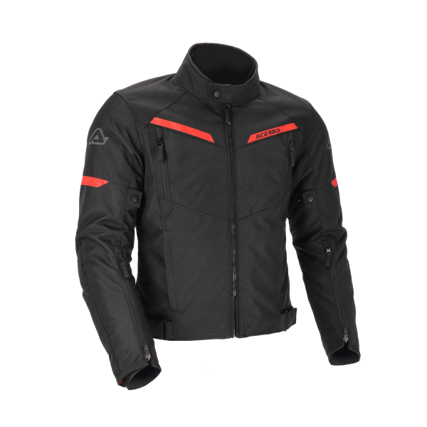 Acerbis Ce X-street dzseki, fekete/piros, XL, 1, nordicamoto.ro