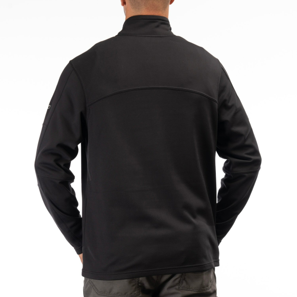 Pulover Klim Glacier 1/4 Zip Mid Layer Dark Olive - Black, 27, nordicamoto.ro