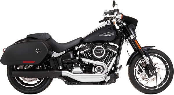 Muffler Slip-on 4(r) For Softail Sport Glide Black, 1, nordicamoto.ro