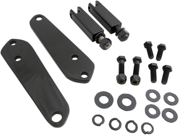 Front Mount Highway Bar Kit Black, 1, nordicamoto.ro