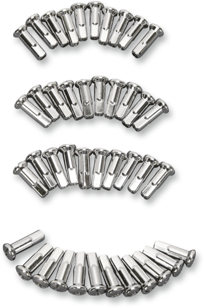 Replacement Nipples For Spoke Set Silver, Chrome, 1, nordicamoto.ro