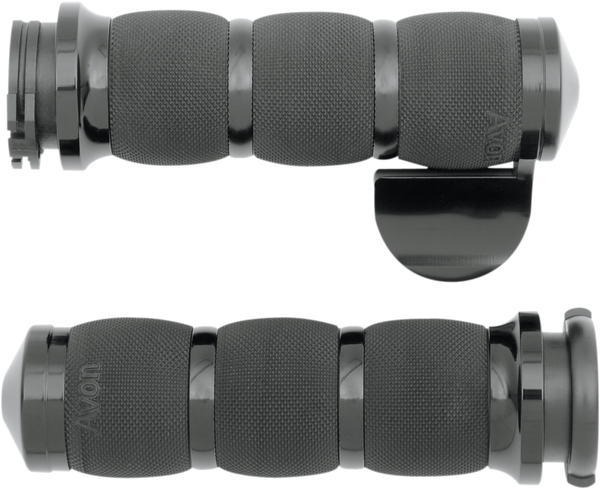 3-ring Air Cushioned Grips Black, 1, nordicamoto.ro