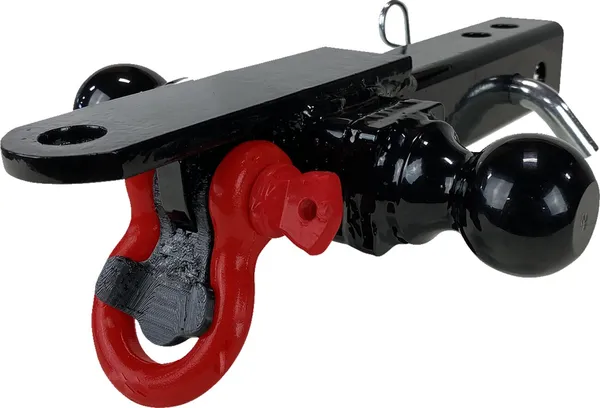 Four-way Hitch Black, Red, 2, nordicamoto.ro