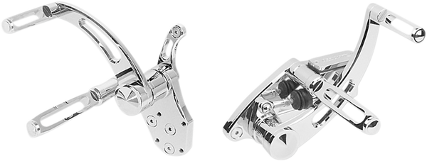 Forward Controls With Master Cylinder Silver 76, 3, nordicamoto.ro
