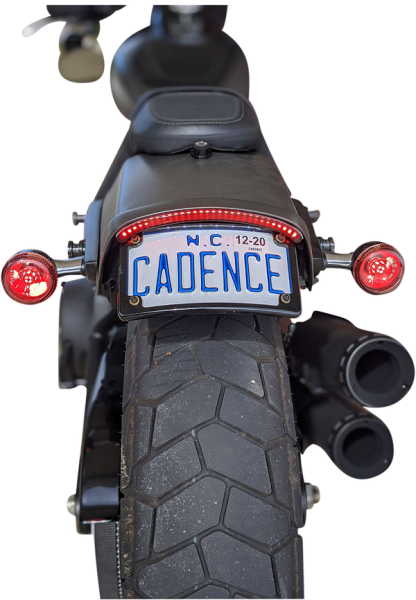 Integrated Taillight With Turn Signals Red, 2, nordicamoto.ro