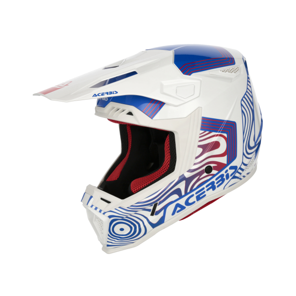 Acerbis Whoops Graphic sisak, fehér/kék/piros, M-es méret, 1, nordicamoto.ro
