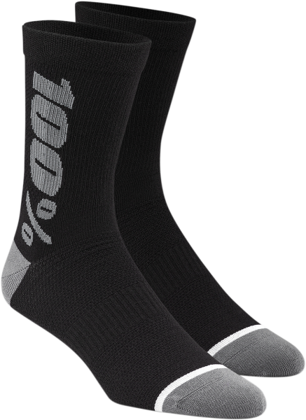 Sosete 100% Rythym Merino Wool Black/Gray L/XL, 2, nordicamoto.ro