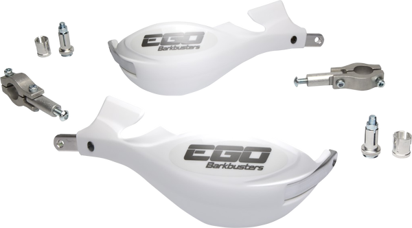 Ego Mini Handguard – Two Point Mount For Straight Handlebar 22mm White, 4, nordicamoto.ro