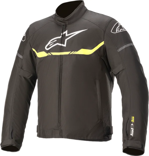 Alpinestars T-SPS vízálló textildzseki, fekete/fluo sárga, 1, nordicamoto.ro