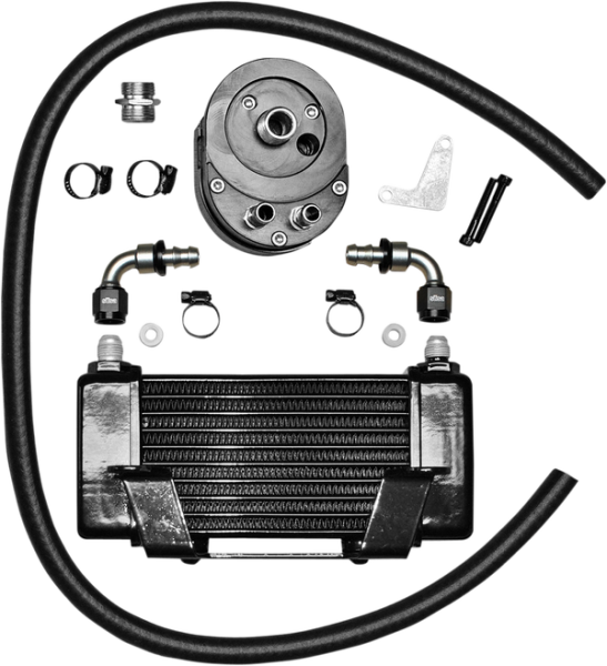 Oil Cooler Kit Black, 2, nordicamoto.ro