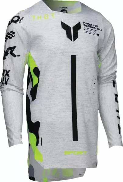 Tricou Enduro Copii Sportmode Riot White/Gray M, 4, nordicamoto.ro