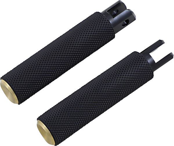 M-eight Fusion Footpegs Black, Brass, 1, nordicamoto.ro