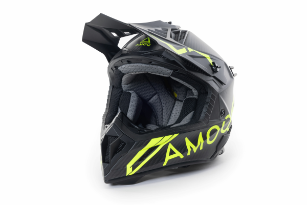 AMOQ Friction MIPS Carbon Helmet Black/HiVis XS, 1, nordicamoto.ro