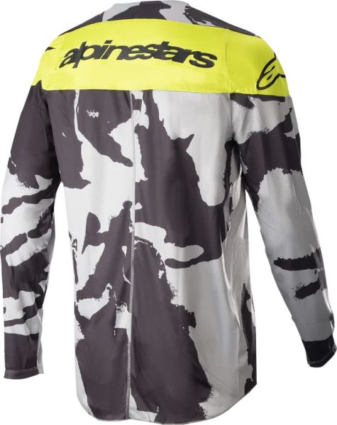 Tricou Copii Alpinestars Racer Tactical Camo Grey/Yellow, 3, nordicamoto.ro