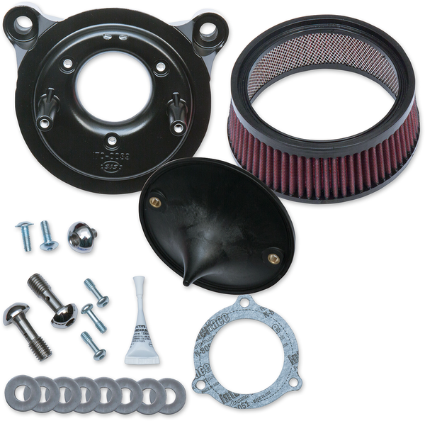 Super Stock Stealth Air Cleaner Kit Black, 1, nordicamoto.ro