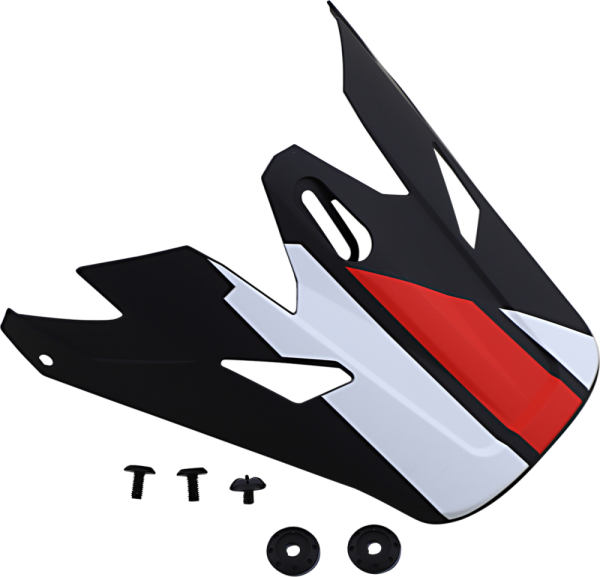 Visor Rise Evac Rd/bk/wt Red ONE SIZE, 1, nordicamoto.ro