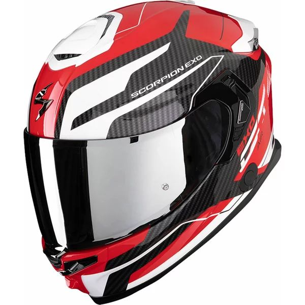 SCORPION EXO-GT SP AIR FLEX M teljes arcú bukósisak, fehér/kaméleon, 9, nordicamoto.ro