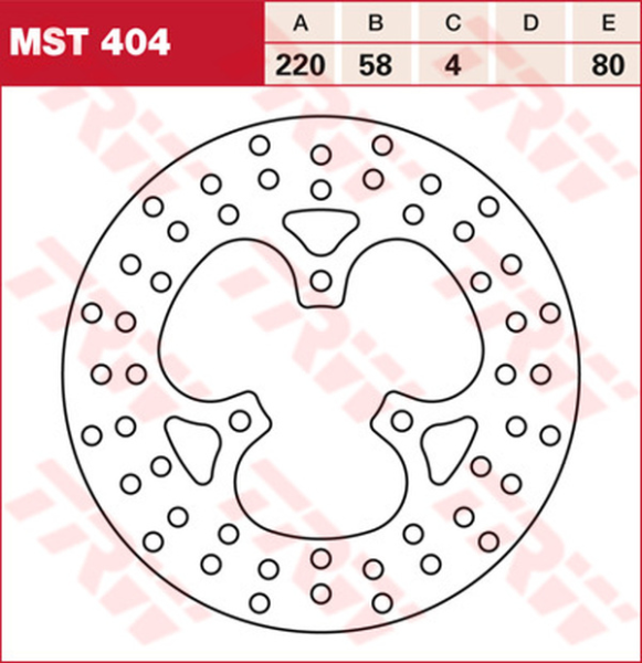 Round Fixed Brake Rotor 220-250mm, 2, nordicamoto.ro