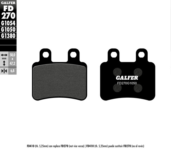 Brake Pad Orcanic, 1, nordicamoto.ro