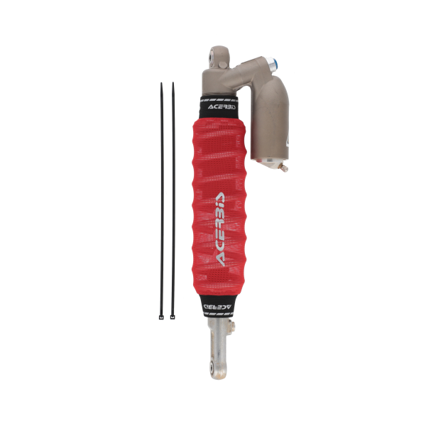Acerbis Beta/Honda/Yamaha/Kawasaki/Suzuki/Sherco/TM/Fantic/Triumph/Ducati/Bimota 22'-27' hátsó lengéscsillapító védőfedél – piros, 1, nordicamoto.ro