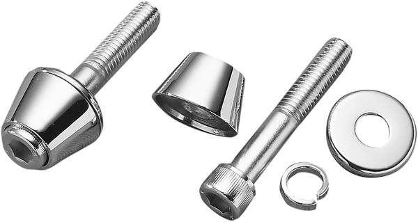 Handlebar Riser Bolt Cone Kit Silver, 2, nordicamoto.ro