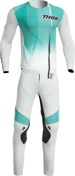 Tricou Thor Prime Tech Teal/White S, 4, nordicamoto.ro
