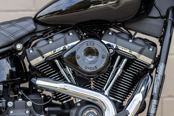 Stealth Air Cleaner Cover Black, 2, nordicamoto.ro