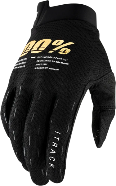 Manusi Copii 100% iTrack Black S, 1, nordicamoto.ro