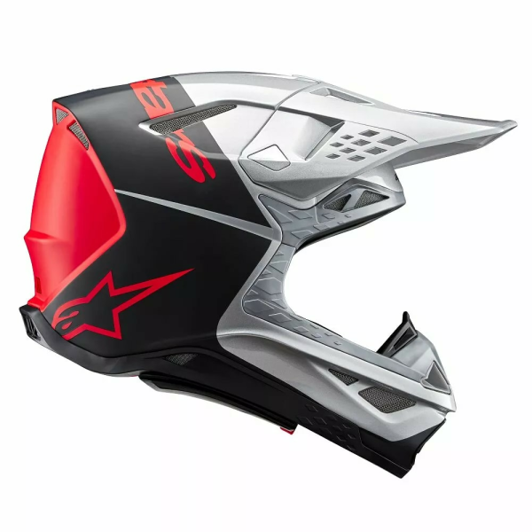 Alpinestars Supertech M10 sisak, fluoreszkáló narancssárga színben, L-es méretben, 9, nordicamoto.ro