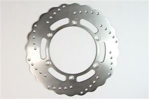 Brake Rotor Fixed Contour Wave Rear Silver, Stainless Steel, 1, nordicamoto.ro