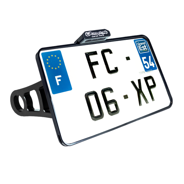 Side Mount License Plate Holder Black, 3, nordicamoto.ro