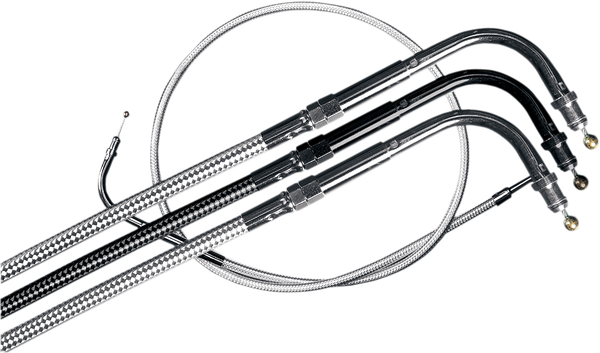 Sterling Chromite Ii® Braided Cable For Harley-davidson Clear, 2, nordicamoto.ro