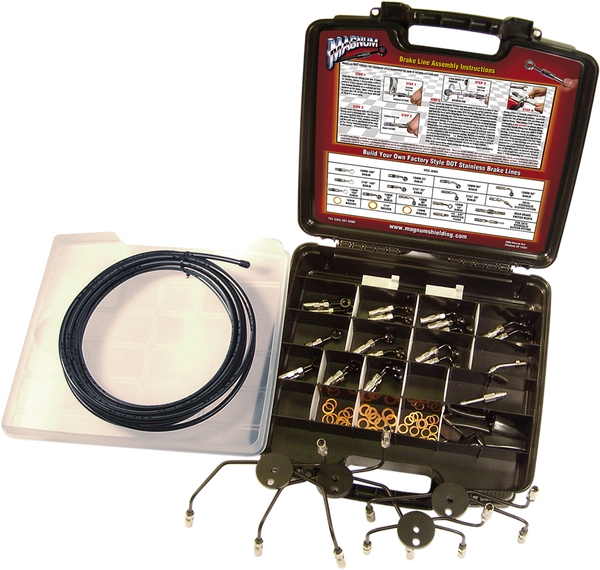 Byo® Build-your-own Dot Brake Line Master Kit Black, 1, nordicamoto.ro