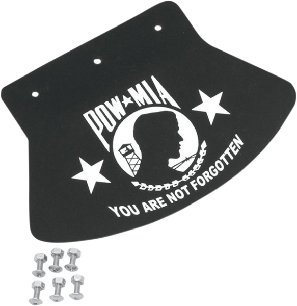 Medium Mud Flap Black, White, 1, nordicamoto.ro