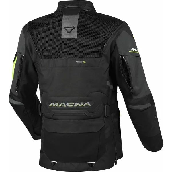 MACNA FLEXODUS Night Eye™ L női vízálló túra-/kalanddzseki – Fekete Night Eye/Fluo sárga, 8, nordicamoto.ro