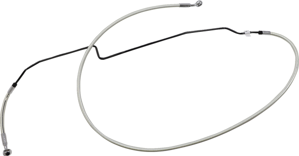 Braided Front Brake Line Chrome, Sterling Chromite® Ii Oversize [+102 mm (4'')], 2, nordicamoto.ro