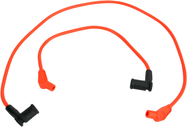 8mm Custom-fit Spark Plug Wire Kit Orange, 1, nordicamoto.ro