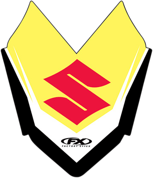 Front Fender Graphic Kit Red, White, Yellow, 3, nordicamoto.ro