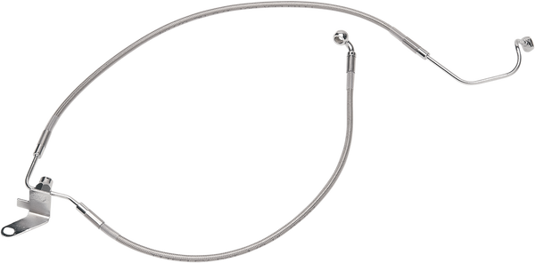 Stainless Steel Brake Line Kit Silver, Clear-coated, 1, nordicamoto.ro