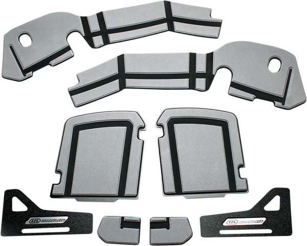 Saddlebag Shelf Set Gray, 3, nordicamoto.ro