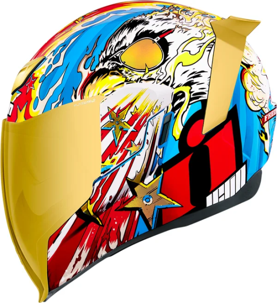 Airflite Freedom Spitter Helmet Gold, Multi XS, 10, nordicamoto.ro