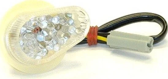LED-es jelzőfények karosszériaburkolatokhoz, borostyánszínű, 1, nordicamoto.ro