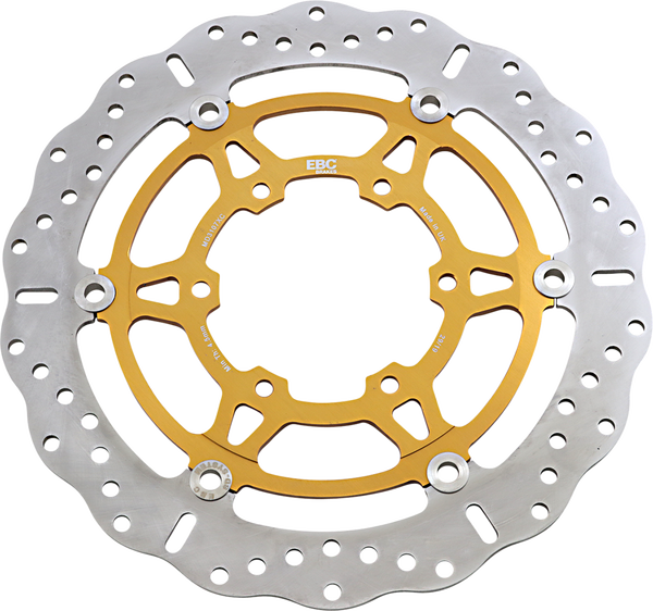 Pro-lite Xc Contour Brake Rotor Aluminum, Gold, Silver, 1, nordicamoto.ro