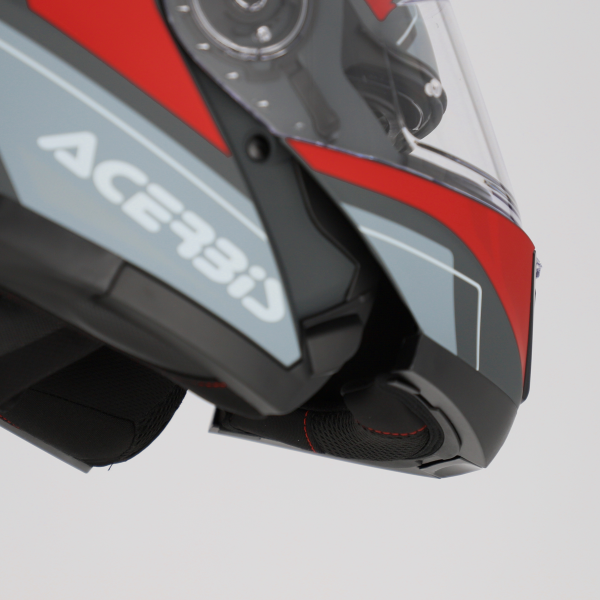 Acerbis Serel 22.06 sisak, szürke/piros, 6, nordicamoto.ro