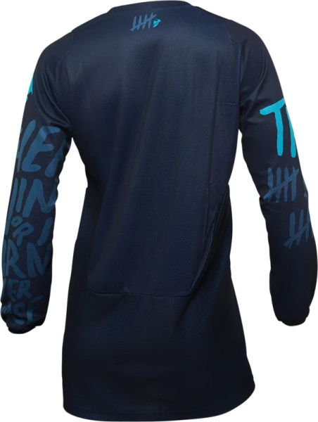 Tricou Dama Thor Pulse Counting Sheep Aqua XS, 2, nordicamoto.ro