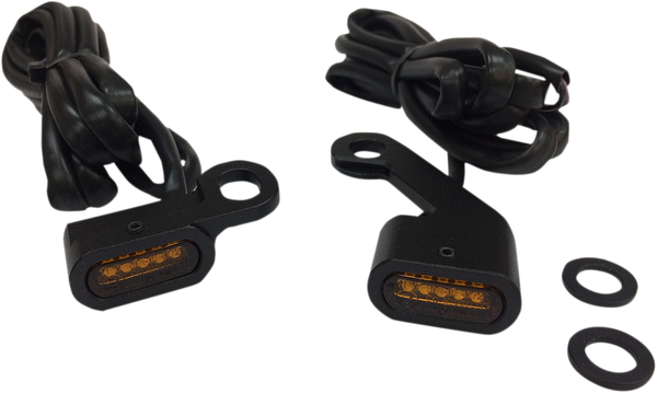 Led Handlebar Marker Lights Black, 1, nordicamoto.ro
