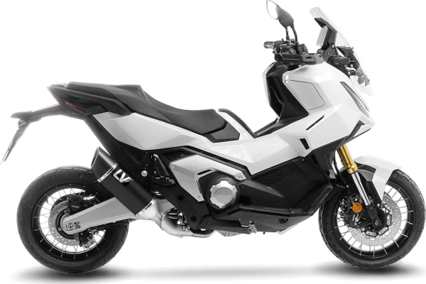 LeoVince LV-14 R Black Edition csőre szerelhető kipufogórendszer a Honda X-ADV 750 / Forza 750 modellekhez, 6, nordicamoto.ro