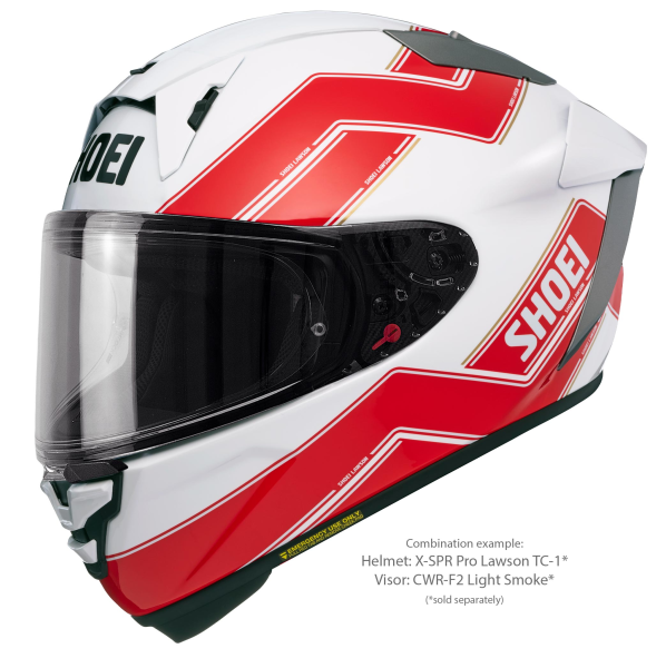 Casca Integrala SHOEI X-SPR PRO LAWSON TC-1 Rosu/Alb S, 6, nordicamoto.ro