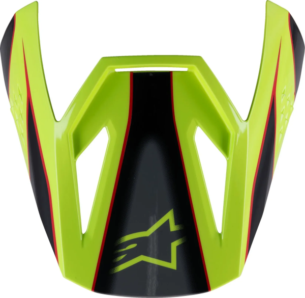 Alpinestars SM3 Fray fekete/piros/sárga gyermek sisakpajzs, 1, nordicamoto.ro