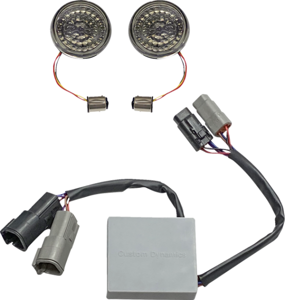 Smart Led 1157 Bullet Turn Signals With Controller Amber, Red, 1, nordicamoto.ro